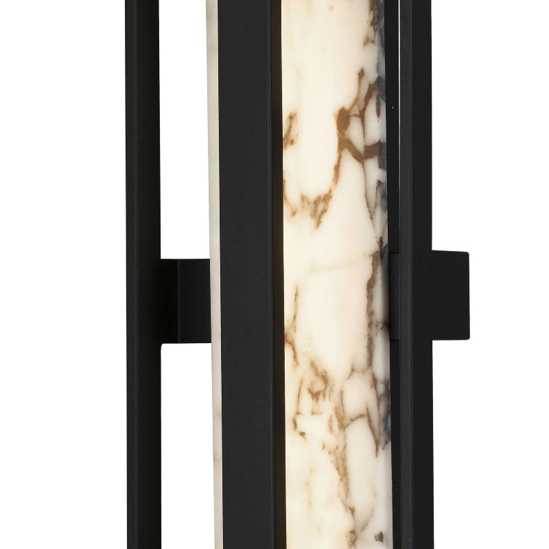 Alteck Lighting AW0126-3CCT-W Roundabout 1-lt 28" Tall LED Outdoor Wall Sconce, 3CCT Selectable
