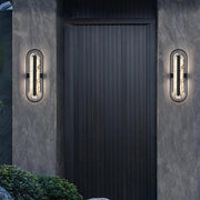 Alteck Lighting AW0126-3CCT-W Roundabout 1-lt 28" Tall LED Outdoor Wall Sconce, 3CCT Selectable