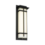 Alteck Lighting AW0137-3CCT-W Frank 1-lt 18" Tall LED Outdoor Wall Sconce, 3CCT Selectable