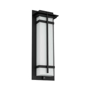 Alteck Lighting AW0137-3CCT-W Frank 1-lt 18" Tall LED Outdoor Wall Sconce, 3CCT Selectable