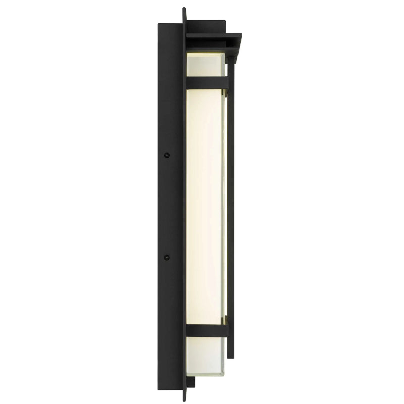 Alteck Lighting AW0137-3CCT-W Frank 1-lt 18" Tall LED Outdoor Wall Sconce, 3CCT Selectable