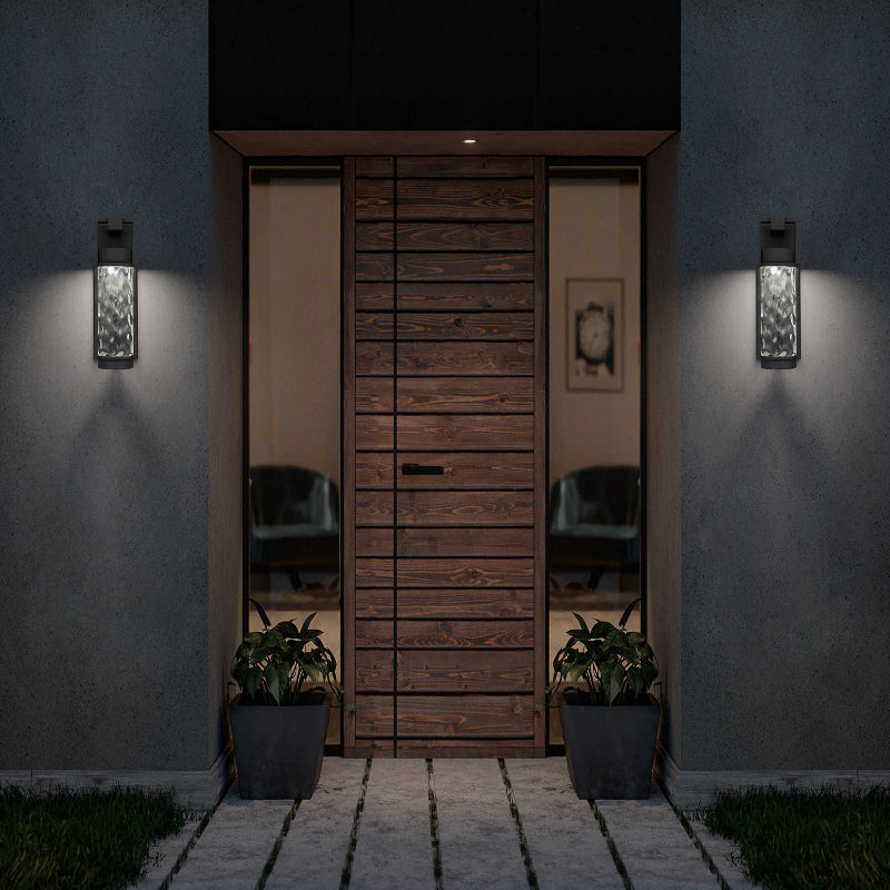 Alteck Lighting AW0140-3CCT-W Winston 1-lt 13" Tall LED Outdoor Wall Sconce, 3CCT Selectable