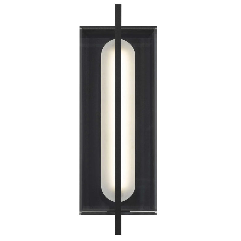Alteck Lighting AW0143-3CCT-W Avani 1-lt 15" Tall LED Outdoor Wall Sconce, 3CCT Selectable
