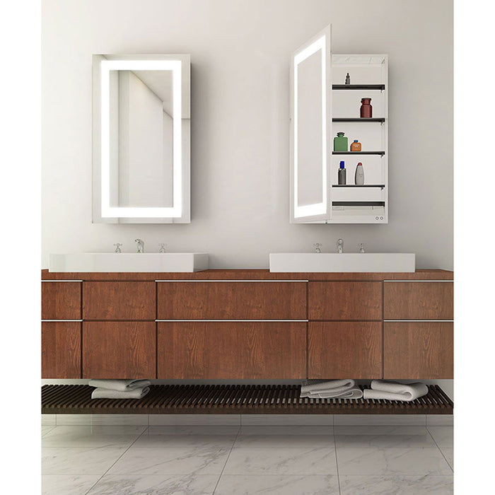 Electric Mirror Ambiance 23" x 40" LED Mirrored Cabinet Success