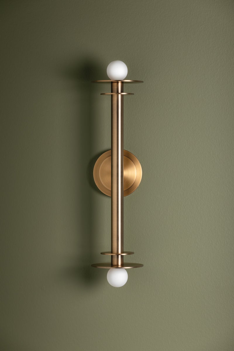 Troy B1221 Arley 2-lt 21" Tall Wall Sconce - Patina Brass
