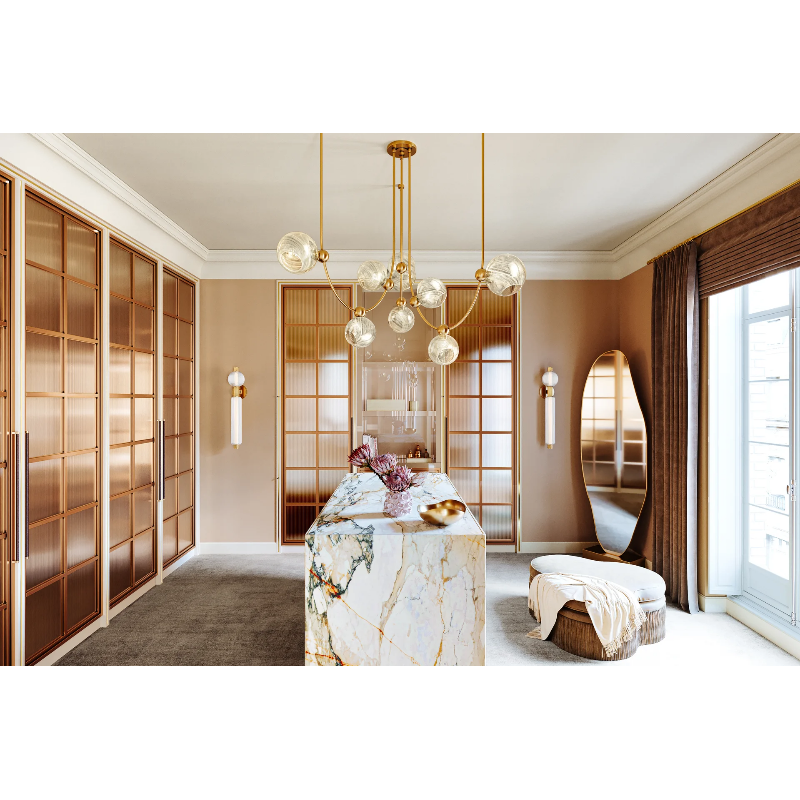 Corbett 452-02 Atom 2-lt 28" Tall LED Wall Sconce