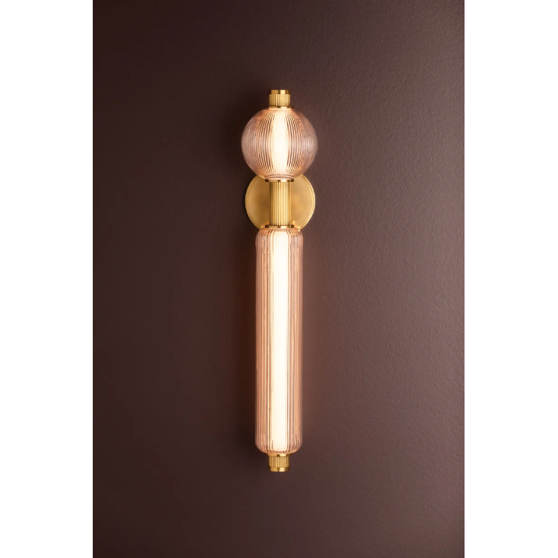 Corbett 452-02 Atom 2-lt 28" Tall LED Wall Sconce