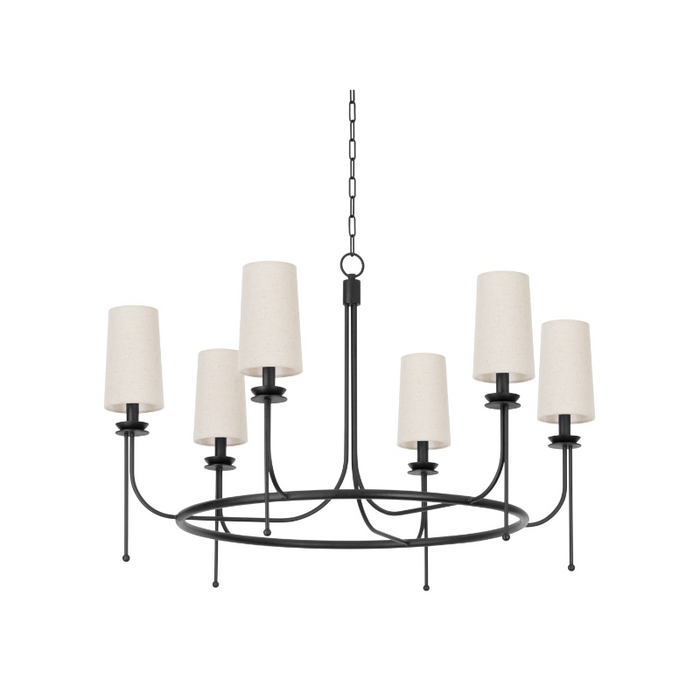 Troy F1240 Calder 6-lt 40" Chandelier