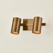 Troy B1906 Rueben 2-lt 12" Bath and Vanity - Patina Brass
