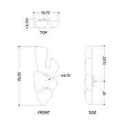 Troy B6025 Orphir 4-lt 25" Tall Wall Sconce