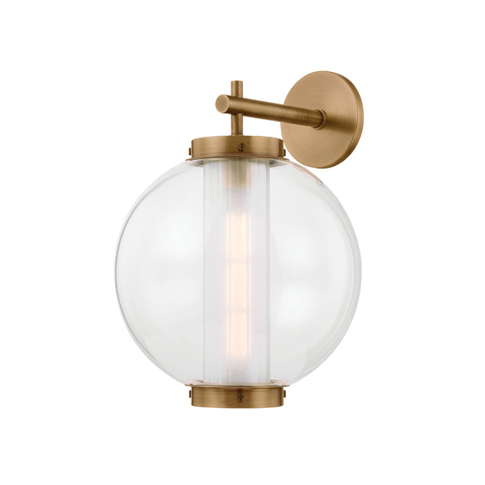 Troy B6218 Marco 1-lt 18" Tall Outdoor Wall Sconce - Patina Brass