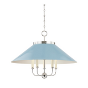 Hudson Valley MDS1403 Clivedon 5-lt 28" Chandelier - Bird Blue