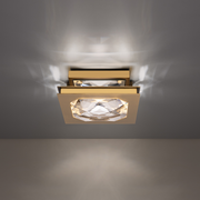 Schonbek Beyond BFM75210 Enchante 1-lt 10" LED Flush Mount, CCT Selectable - Aged Brass