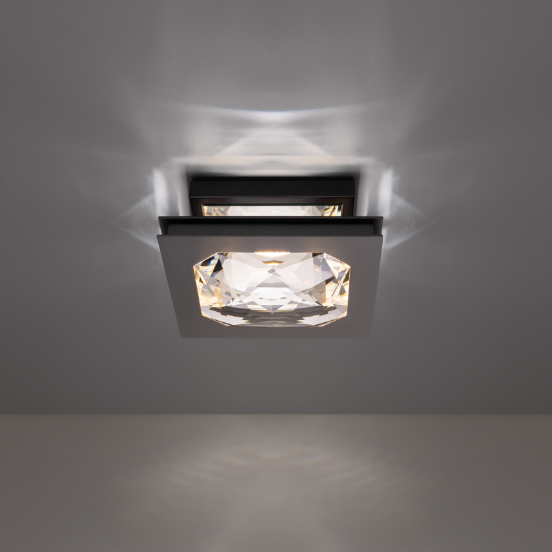 Schonbek Beyond BFM75210 Enchante 1-lt 10" LED Flush Mount, CCT Selectable - Black