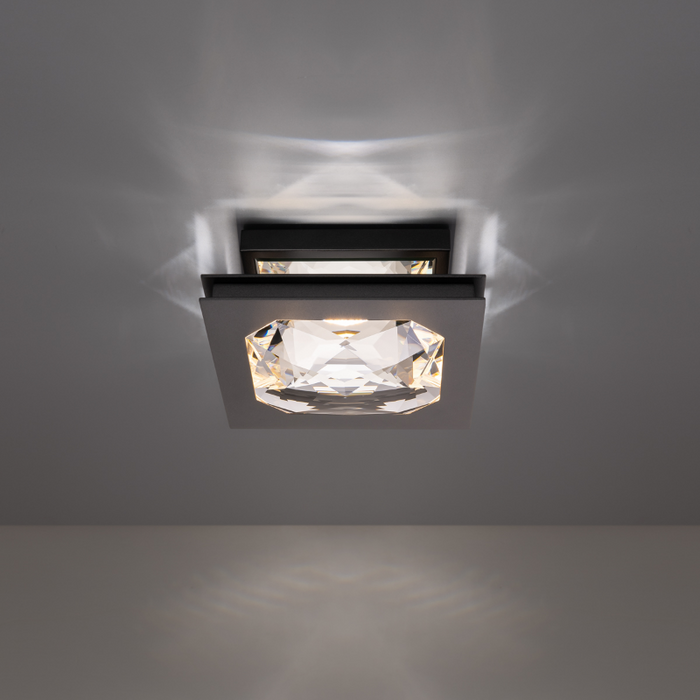 Schonbek Beyond BFM75210 Enchante 1-lt 10" LED Flush Mount, CCT Selectable - Black