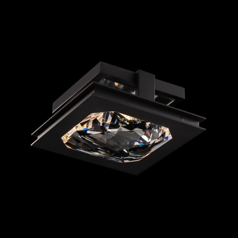 Schonbek Beyond BFM75210 Enchante 1-lt 10" LED Flush Mount, CCT Selectable - Black