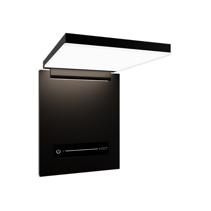 dweLED BL-75506 Flapp 1-lt 7" LED Task Light, 4CCT - Black