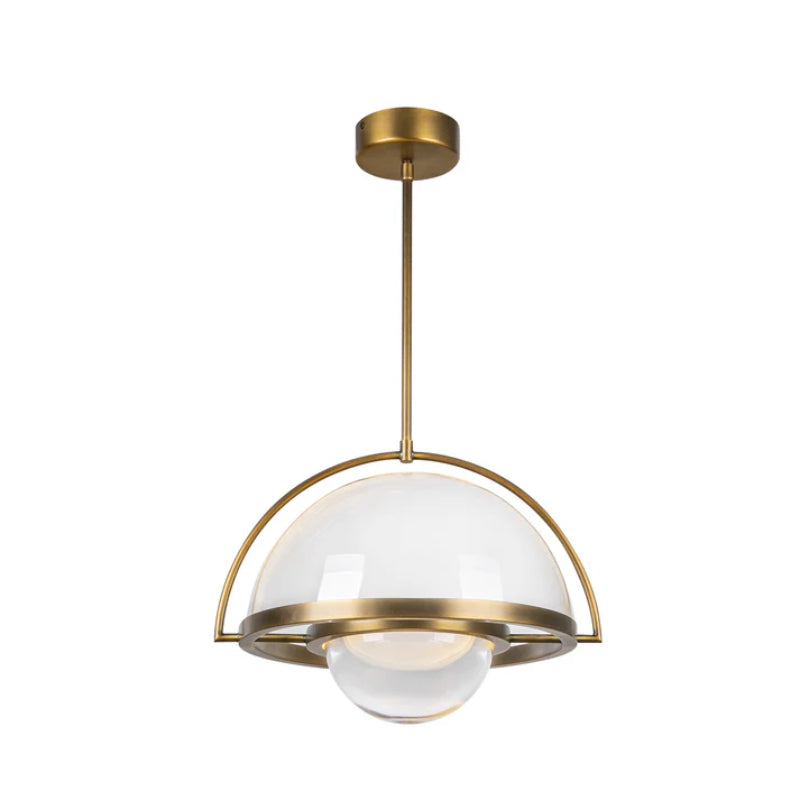 Kuzco PD20716-UNV Bowery 1-lt 16" LED Pendant - Vintage Brass