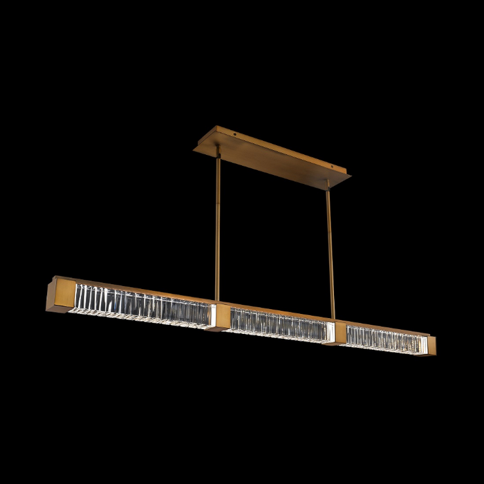 Schonbek Beyond BPD11255 Guild 1-lt 56" LED Pendant, CCT Selectable - Aged Brass