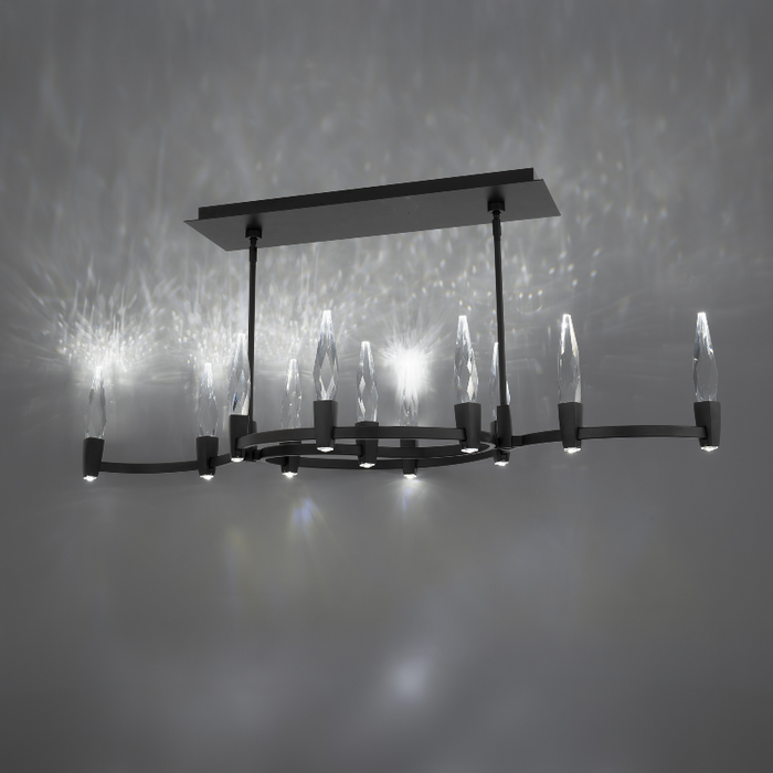 Schonbek Beyond BPD20548 Twirl 11-lt 48" LED Pendant, CCT Selectable