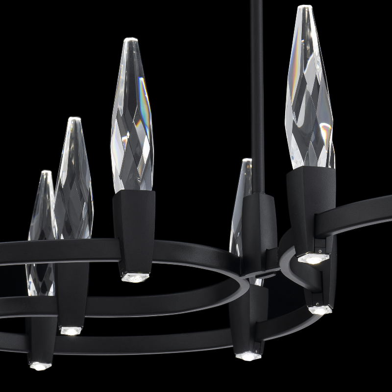 Schonbek Beyond BPD20548 Twirl 11-lt 48" LED Pendant, CCT Selectable