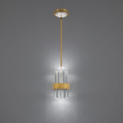 Schonbek Beyond BPD40513 Silo 1-lt 6" LED Pendant, CCT Selectable - Aged Brass