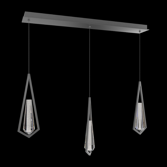 Schonbek Beyond BPD66203L Devotion 3-lt 40" LED Pendant, CCT Selectable - Satin Nickel