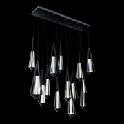 Schonbek Beyond BPD66214L Devotion 14-lt 40" LED Pendant, CCT Selectable - Black