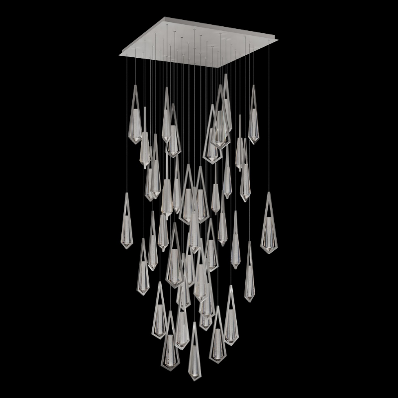 Schonbek Beyond BPD66241S Devotion 41-lt 36" LED Pendant, CCT Selectable - Satin Nickel