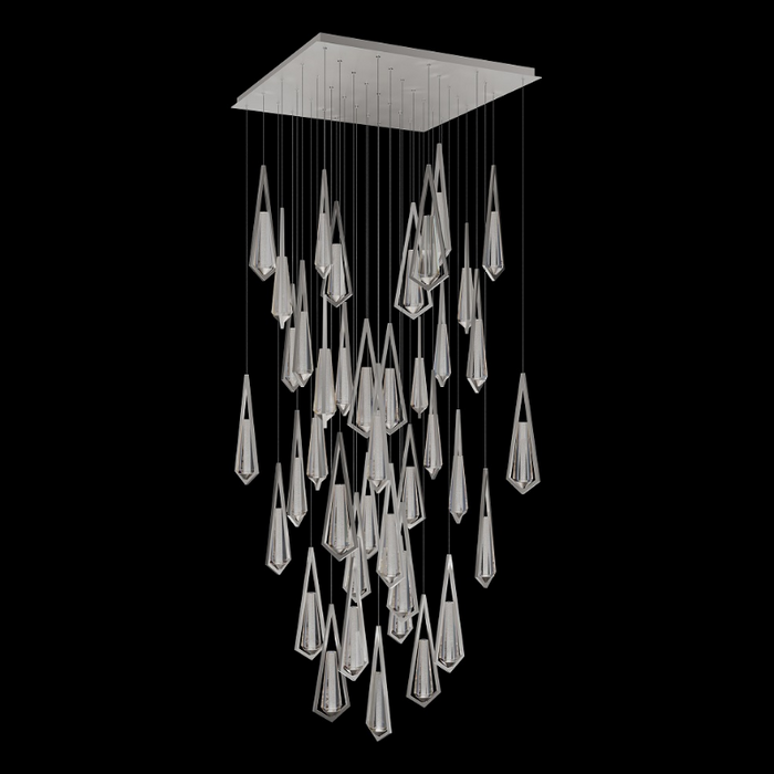 Schonbek Beyond BPD66241S Devotion 41-lt 36" LED Pendant, CCT Selectable - Satin Nickel