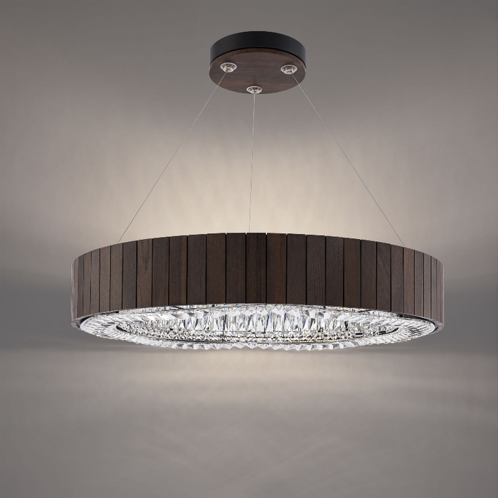 Schonbek Beyond BPD88533 Andean 1-lt 33" LED Pendant, CCT Selectable - Smokey Walnut