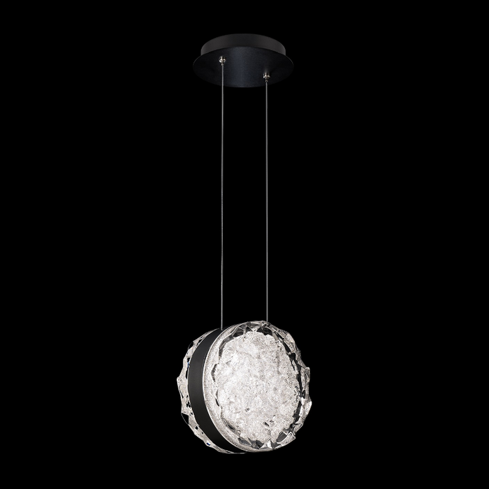 Schonbek Beyond BPD96409 Bramble 1-lt 9" LED Pendant, CCT Selectable - Black