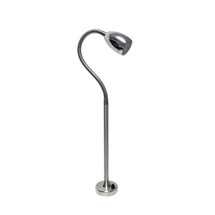 Focus Industries BQ01 Series Threaded Egg 7W LED BBQ Light with Flex Deck Base, 3000K, 550 Lumen