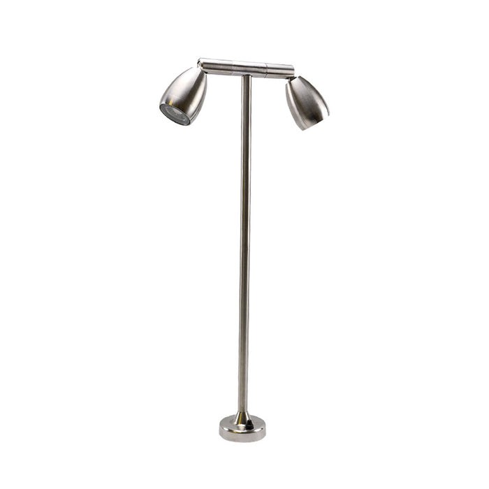 Focus Industries BQTCD01 Series Twin Threaded Egg 14W LED BBQ Light with Commercial Deck Base