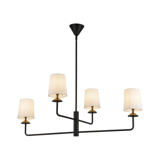 Alora Mood CH497445 Bridgette 4-lt 45" Chandelier - Matte Black