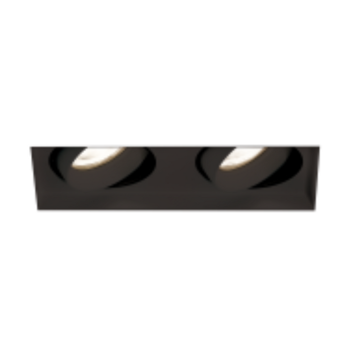 Eurofase BTGO-2-TL Baby Tango 2 Light 10W LED Trimless Flat Gimbal, Honeycomb Louvre - Black