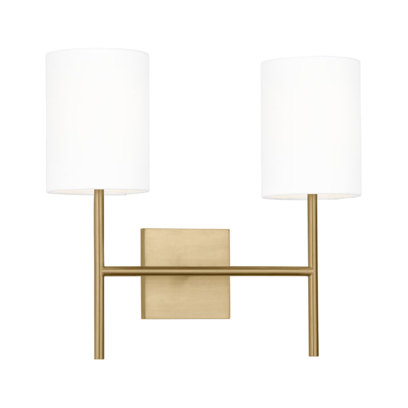 Visual Comfort BW1012 Key 2-lt 16" Medium Wall Sconce - Burnished Brass