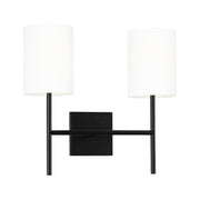 Visual Comfort BW1012 Key 2-lt 16" Medium Wall Sconce - Midnight Black