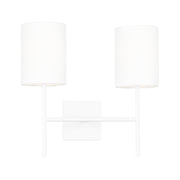 Visual Comfort BW1012 Key 2-lt 16" Medium Wall Sconce - Matte White