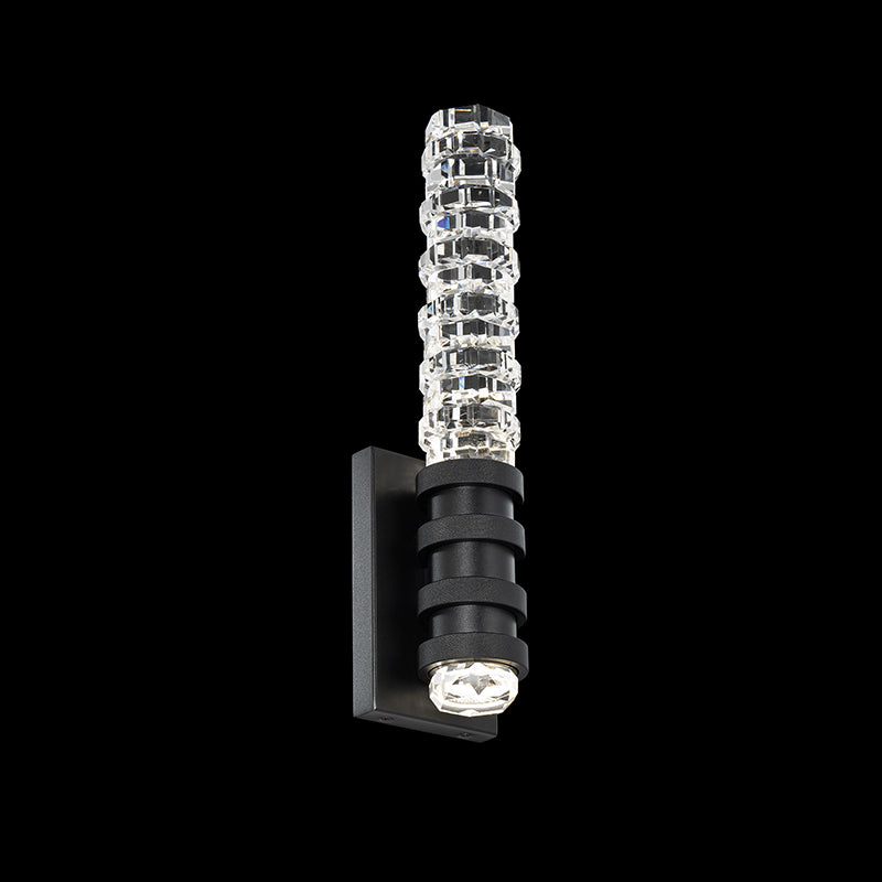 Schonbek Beyond BWS60518 Kemberly 18" Tall LED Wall Sconce, 4CCT Selectable - Black
