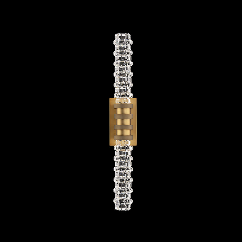 Schonbek Beyond BWS60528 Kemberly 28" LED Wall Sconce, 4CCT Selectable - Aged Brass
