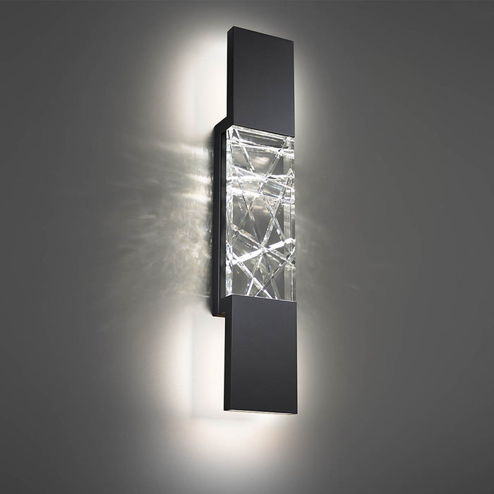Schonbek Beyond BWSW32327 Glacier 27" Tall LED Outdoor Wall Light