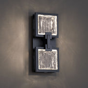 Schonbek Beyond BWSW50512 Pop Star 12" Tall LED Outdoor Wall Light, 4CCT Selectable