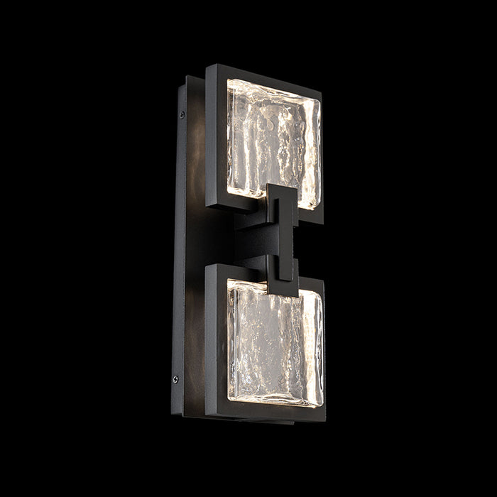 Schonbek Beyond BWSW50512 Pop Star 12" Tall LED Outdoor Wall Light, 4CCT Selectable