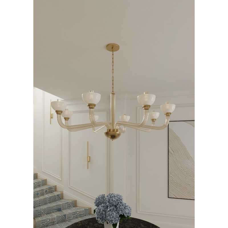 Hudson Valley 3308 St. Lawrence 8-lt 62" Chandelier