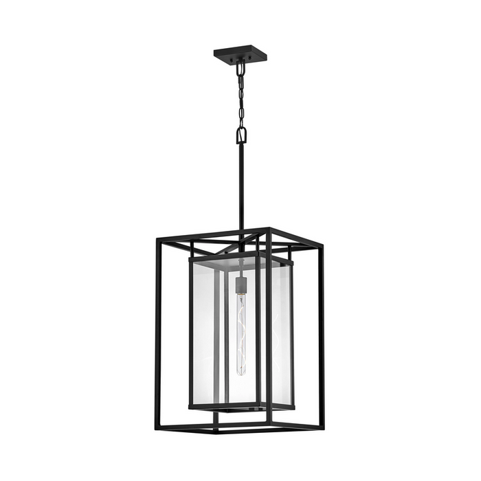 Hinkley 2592-LV Max 1-lt 17" LED Outdoor Hanging Lantern - Black