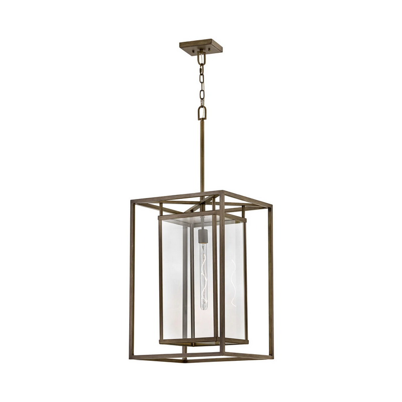 Hinkley 2592-LL Max 1-lt 17" LED Outdoor Hanging Lantern - Burnished Bronze