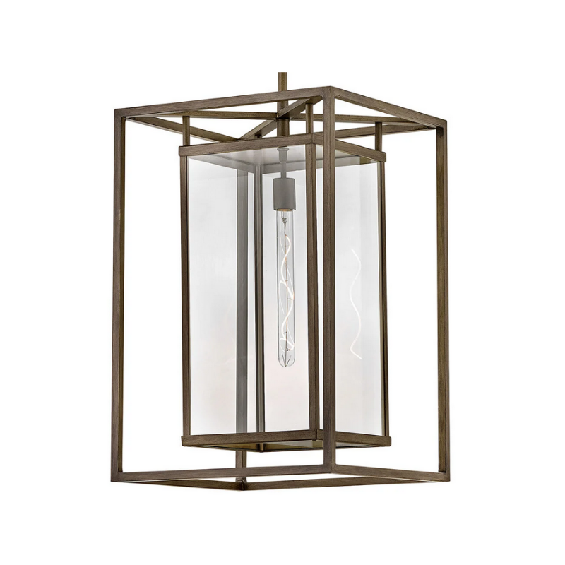 Hinkley 2592-LV Max 1-lt 17" LED Outdoor Hanging Lantern - Burnished Bronze