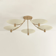 Troy C1160 Wolfe 5-lt 60" Semi-Flush Mount