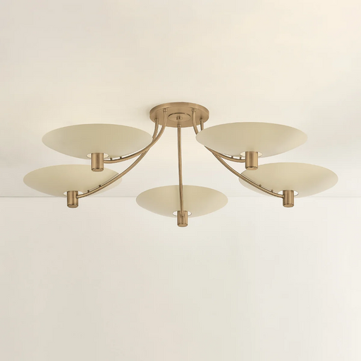 Troy C1160 Wolfe 5-lt 60" Semi-Flush Mount